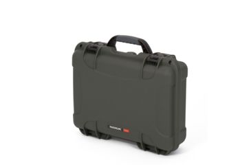 Image of Nanuk 910 Protective Hard Case, 14.3in, Waterproof, w/ Foam, Olive, 910S-010OL-0A0
