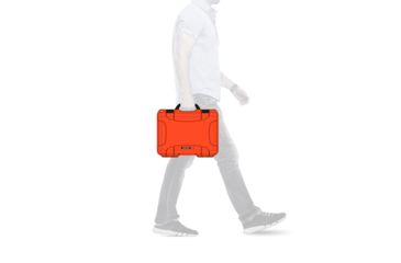 Image of Nanuk 910 Protective Hard Case, 14.3in, Waterproof, Orange, 910S-000OR-0A0