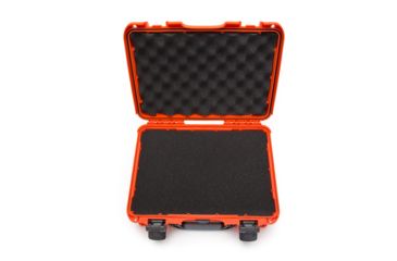Image of Nanuk 910 Protective Hard Case, 14.3in, Waterproof, w/ Foam, Orange, 910S-010OR-0A0