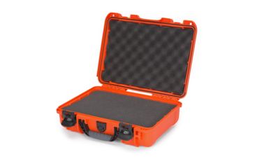 Image of Nanuk 910 Protective Hard Case, 14.3in, Waterproof, w/ Foam, Orange, 910S-010OR-0A0