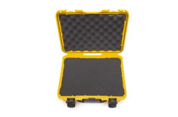 Image of Nanuk 910 Protective Hard Case, 14.3in, Waterproof, w/ Foam, Yellow, 910S-010YL-0A0
