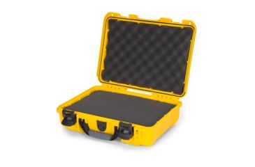 Image of Nanuk 910 Protective Hard Case, 14.3in, Waterproof, w/ Foam, Yellow, 910S-010YL-0A0