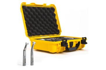 Image of Nanuk 910 Protective Hard Case, 14.3in, Waterproof, w/ Foam, Yellow, 910S-010YL-0A0