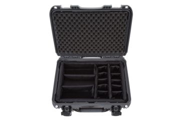 Image of Nanuk 923 Hard Case w/ Padded Divider, Graphite, 923S-021GP-0A0