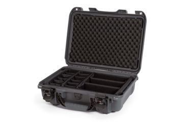 Image of Nanuk 923 Hard Case w/ Padded Divider, Graphite, 923S-021GP-0A0