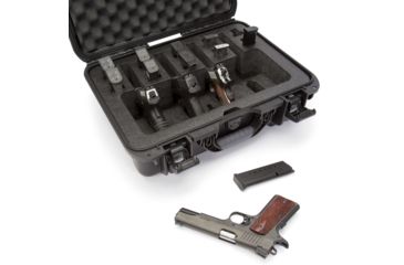 Image of Nanuk 925 4UP Hard Pistol Case w/ Foam Insert for 4UP Pistols, 18.7in, Black, 925S-080BK-0A0-16723