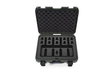 Image of Nanuk 925 4UP Hard Pistol Case w/ Foam Insert for 4UP Pistols, 18.7in, Olive, 925S-080OL-0A0-16723