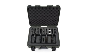 Image of Nanuk 925 4UP Hard Pistol Case w/ Foam Insert for 4UP Pistols, 18.7in, Olive, 925S-080OL-0A0-16723