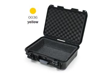 Image of Nanuk 925 Case, Open, Yellow w/ Foam Liner
