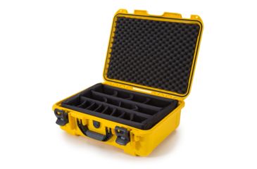 Image of Nanuk 930 Water/Crush Proof Case w/Padded Divider - Yellow, 930S-020YL-0A0