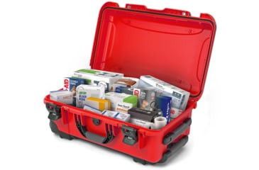 Image of Nanuk 935 Case Empty with First Aid Logo, Red, 935S-000RD-PA0-FSA01