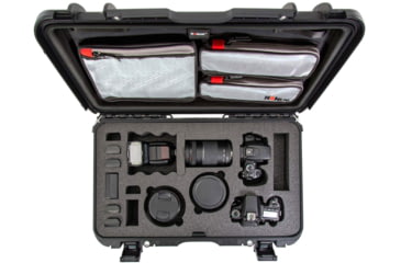 Image of Nanuk 935 Case with Lid Organizer for 2 Bodies DSLR, Black, 935S-070BK-0A0-20060