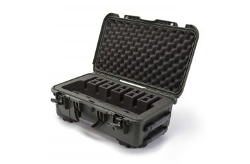 Image of Nanuk 935 6UP Hard Pistol Case w/ 6 UP Pistol Foam, 22in, Olive, 935S-080OL-0A0-16708