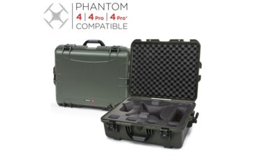 Image of Nanuk 945 Nanuk Case w/foam insert for DJI Phantom 4, Olive, 945S-080OL-0A0-15630