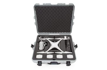 Image of Nanuk 945 Nanuk Case w/foam insert for DJI Phantom 4, Silver, 945S-080SV-0A0-15630