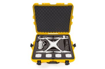 Image of Nanuk 945 Nanuk Case w/foam insert for DJI Phantom 4, Yellow, 945S-080YL-0A0-15630