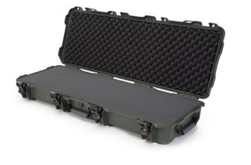 Image of Nanuk 990 XL Rifle Protective Case, 47.1in, w/ 3-Part Foam Insert, Olive, 990S-011OL-0A0