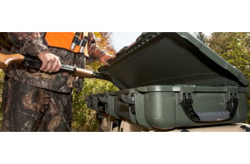 Image of Nanuk 990 XL Rifle Protective Case, 47.1in, w/ 3-Part Foam Insert, Olive, 990S-011OL-0A0