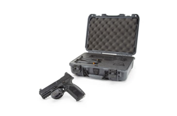 Image of Nanuk Case 910 w/Foam For Pistol Optic Ready, Graphite, Medium, 910S-080GP-0A0-21312