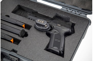 Image of Nanuk Case 910 w/Foam For Pistol Optic Ready, Graphite, Medium, 910S-080GP-0A0-21312