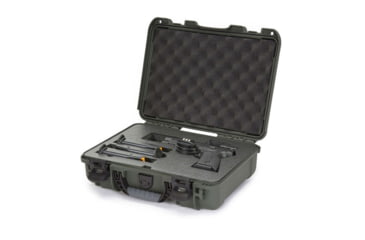 Image of Nanuk Case 910 w/Foam For Pistol Optic Ready, Olive, Medium, 910S-080OL-0A0-21312