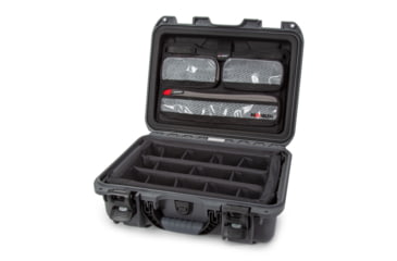 Image of Nanuk 920 Pro Photo Camera Case Kit w/Lid Organizer / Padded Divider, Graphite, Medium, 920S-060GP-0A0