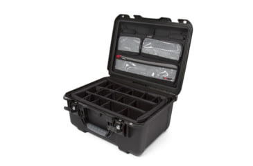 Image of Nanuk 933 Pro Photo Camera Case Kit w/Lid Organizer / Padded Divider, Black, Medium, 933S-060BK-0A0