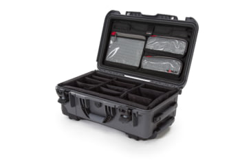 Image of Nanuk 935 Pro Photo Camera Case Kit w/Lid Organizer / Padded Divider, Graphite, Large, 935S-060GP-0A0
