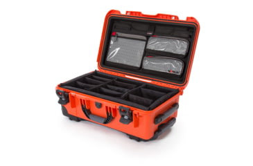 Image of Nanuk 935 Pro Photo Camera Case Kit w/Lid Organizer / Padded Divider, Orange, Large, 935S-060OR-0A0
