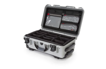 Image of Nanuk 935 Pro Photo Camera Case Kit w/Lid Organizer / Padded Divider, Silver, Large, 935S-060SV-0A0