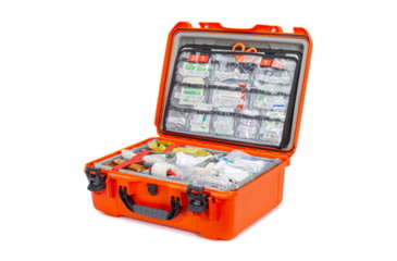 Image of Nanuk 940 EMS Case w/ Lid Organizer / Divider, Orange, Large, 940S-120OR-0A0