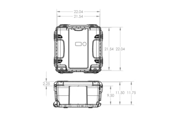 Image of Nanuk Case 968 w/foam, Black, Large, 968S-010BK-0A0