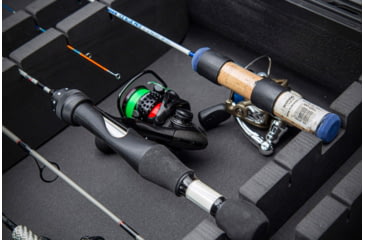 Image of Nanuk Case 990 w/Foam For Ice Fishing Rod, Black, Large, 990S-081BK-0A0-C0666