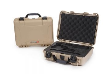 Image of Nanuk 910 2Up Classic Hard Gun Case, 14.3in, Tan, Medium, 910S-080TN-0K0-18008