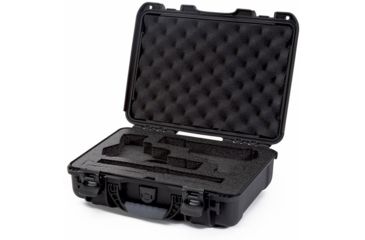 Image of Nanuk 910 2Up Classic Hard Gun Case, 14.3in, Black, Medium, 910S-080BK-0K0-18008