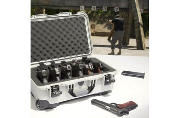 Image of Nanuk Customized foam insert for 935 Case for 6UP Pistols, Black, 1-935-16708