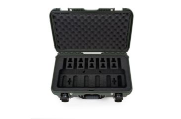Image of Nanuk 935 6UP Hard Pistol Case w/ 6 UP Pistol Foam, 22in, Olive, 935S-080OL-0A0-16708