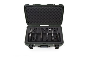 Image of Nanuk 935 6UP Hard Pistol Case w/ 6 UP Pistol Foam, 22in, Olive, 935S-080OL-0A0-16708