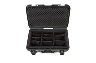 Image of Nanuk 935 Protective Hard Case w/ Padded Divider, 22in, Olive, 935S-020OL-0A0