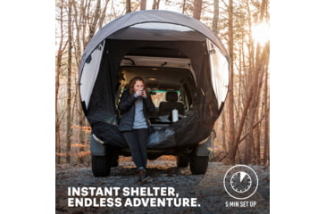 Image of Napier Sportz Cove Tent, Small to Mid-Sized SUV/CUV, Black/Gray, 61000