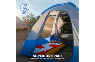 Image of Napier Sportz Dome-To-Go Hatchback/CUV Tent, Blue/Gray, 86000