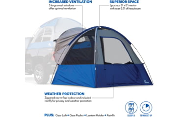 Image of Napier Sportz Link Attachment Tent, Blue/Gray, 51000
