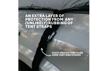 Image of Napier Sportz Strap Protectors for Truck Tent, Black, 44444