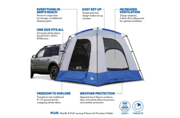 Image of Napier Sportz SUV Tent, Blue/Gray, 82000