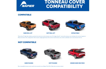 Image of Napier Sportz Truck Tent, 57 Series, Compact Regular Bed 6-6.1 ft, Blue/Gray, 57044