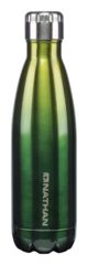 Image of Nathan Chroma Steel Bottle Ombr, Lime Punch/Everglade, 500mL, NS4427-0289-500ML