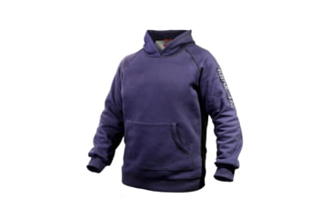 Image of National Body Armor Knox Fleece Fr Hoodie Blue/Gray 52D0A92C, GB-2XL