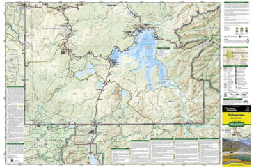 Image of National Geographic Books Yellowstone National Park Map, Pack, TI01020579B