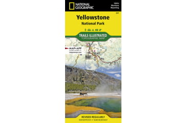 Image of National Geographic Books Yellowstone National Park Map, Pack, TI01020579B