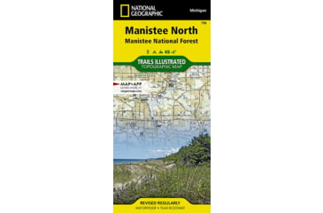 Image of National Geographic Trail Ilustrated Series, Michigan - Manistee National Forest, North, TI00000758